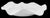 Large Wavy Melamine Bowl - White
