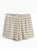 PWT Summer Loop Terry Shorts - Natural/Chocolate Stripe
