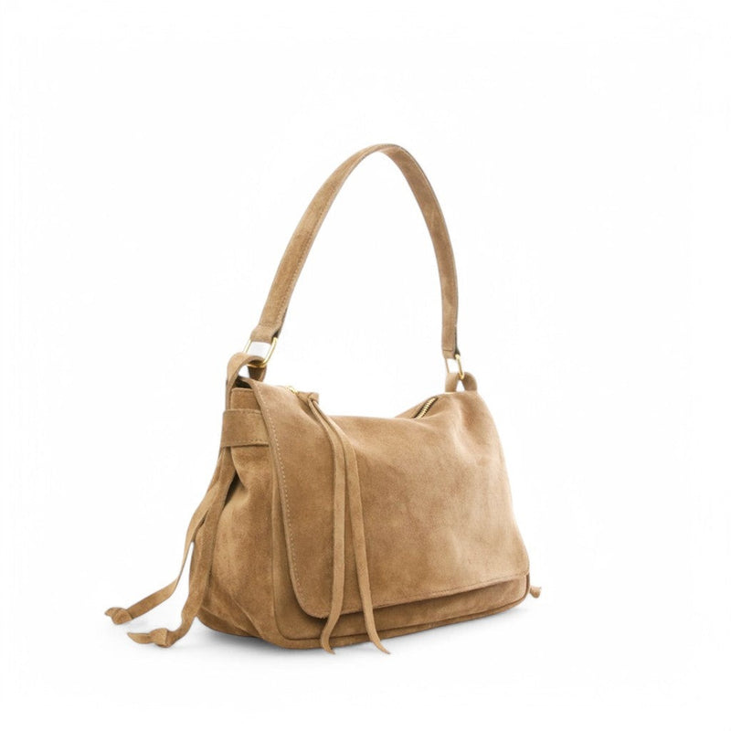 Suede Remi Shoulder Bag