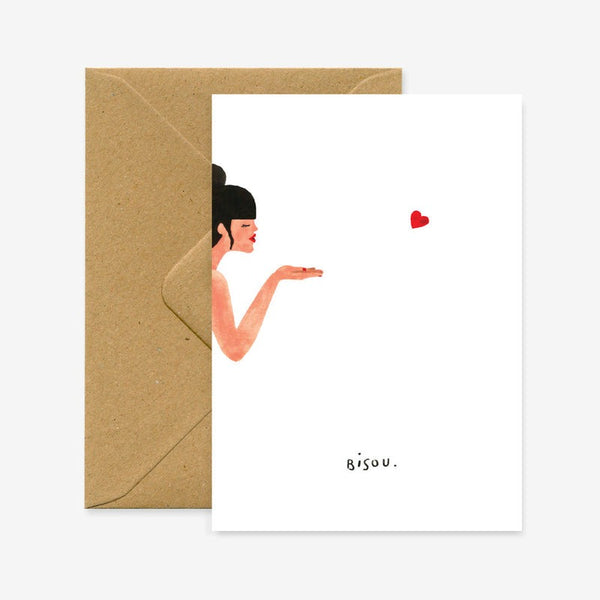 Bisous Love & Friendship Card