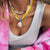 Bohemian Yellow Bandana Scarf Necklace