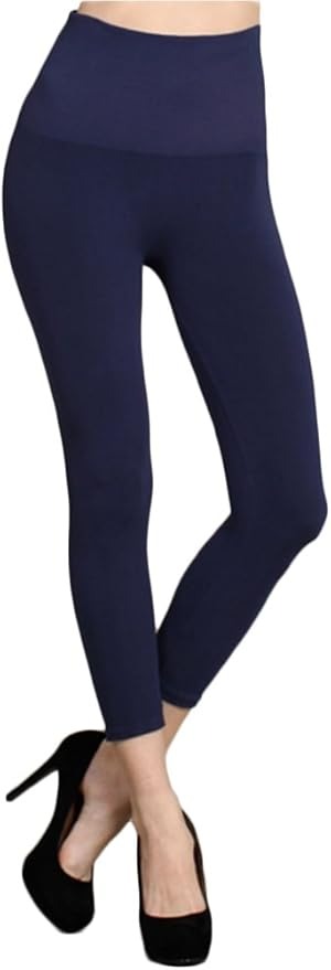 Cropped Control Leggings - Ink - O/S