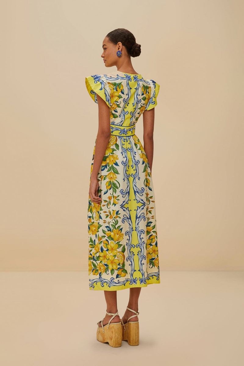 Off-White Sicily Scarf Maxi Dress