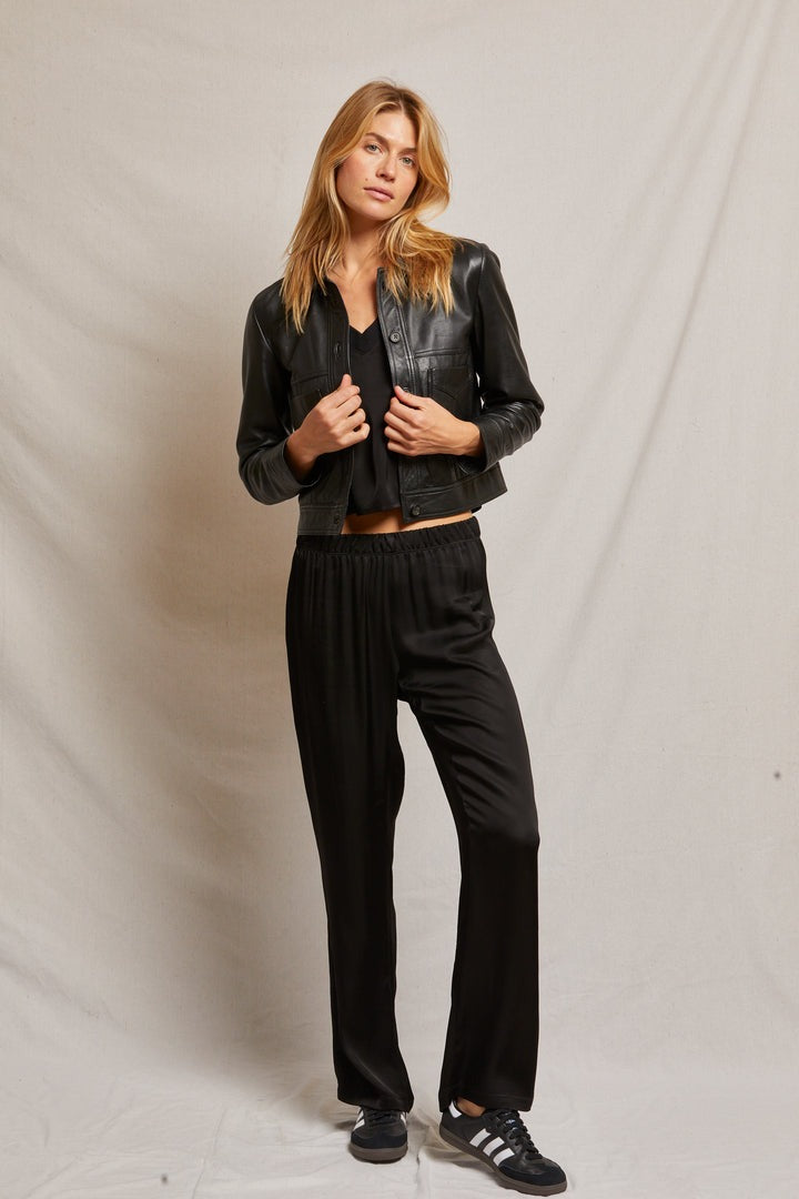 Camille Satin Wide Leg Pant
