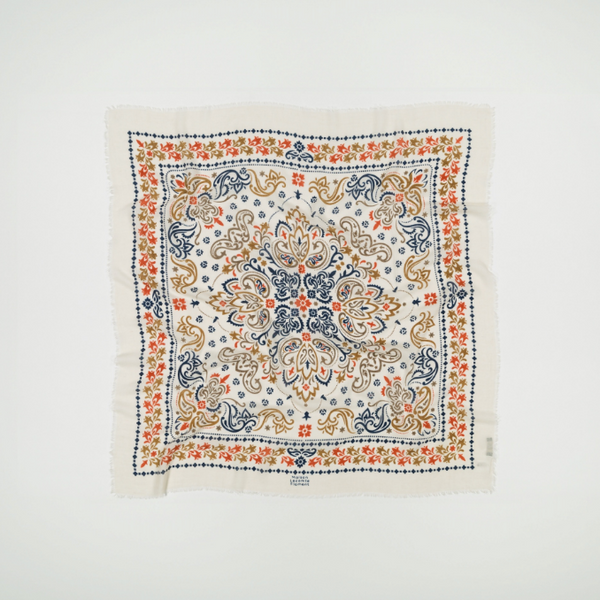 Wool & Cashmere Bandana Scarf