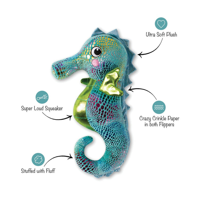 Shelly Seahorse Dog Toy