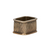Blenheim Oak Napkin Ring Set - Brass