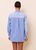 Solid & Striped Avril Button Down - Colorblock Marina Blue Stripe