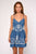 Nicks Mini Dress - Wythe Embroidered Denim