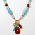 Marlowe Statement Chunky Charm Necklace