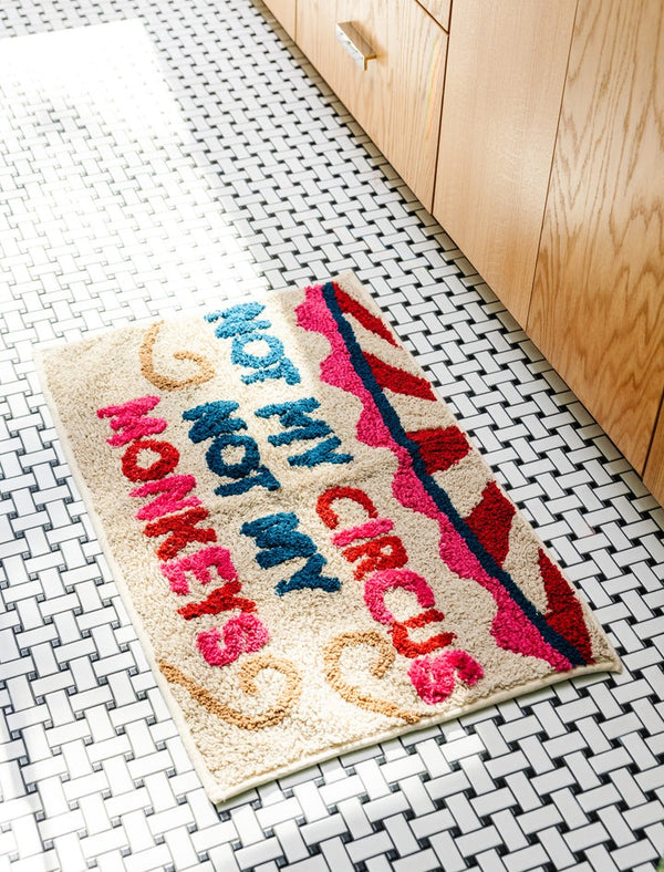 Not My Circus Bath Mat