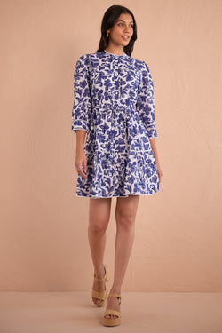 Gizela Dress - Gaia Cobalt