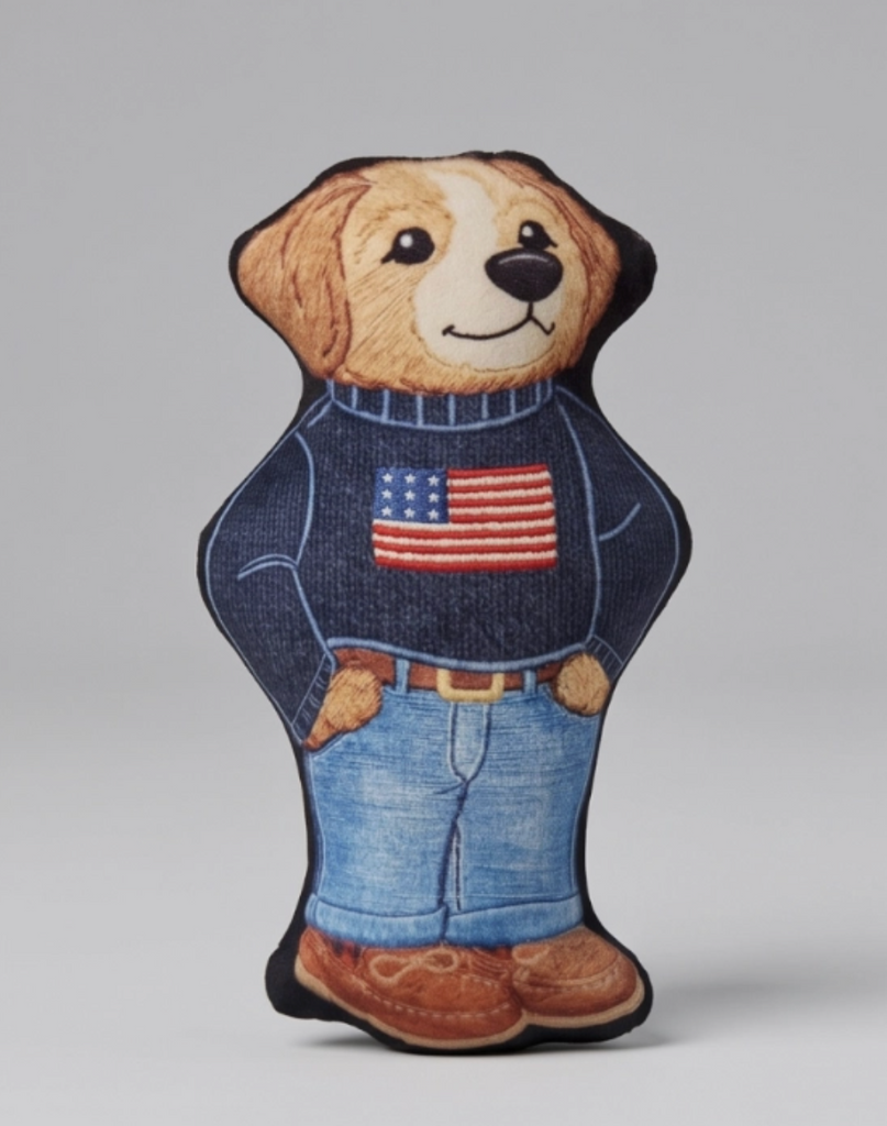 Ruff Lauren Teddy Dog Toy