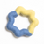 Wiggle Ring Felt Wool Dog Toy - Yellow/Blue