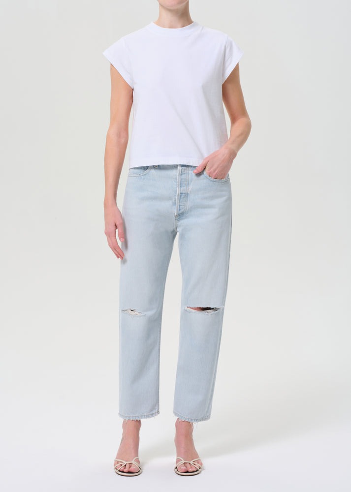 90s Mid-Rise Straight Crop - Requiem