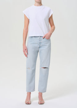 90s Mid-Rise Straight Crop - Requiem