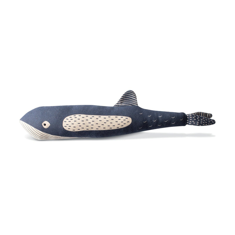 Canvas Whale Dog Toy