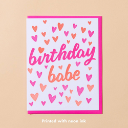 Barbie Heart Birthday Babe Card