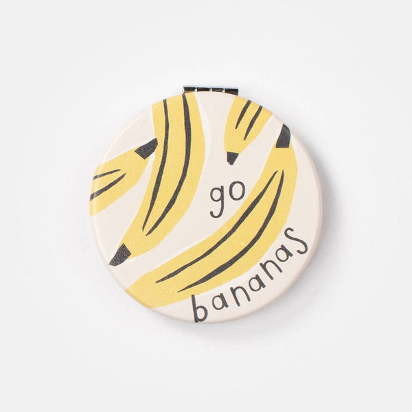 Go Banana's Round Pocket Mirror