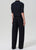 Brynn Drawstring Linen Trouser - True Navy