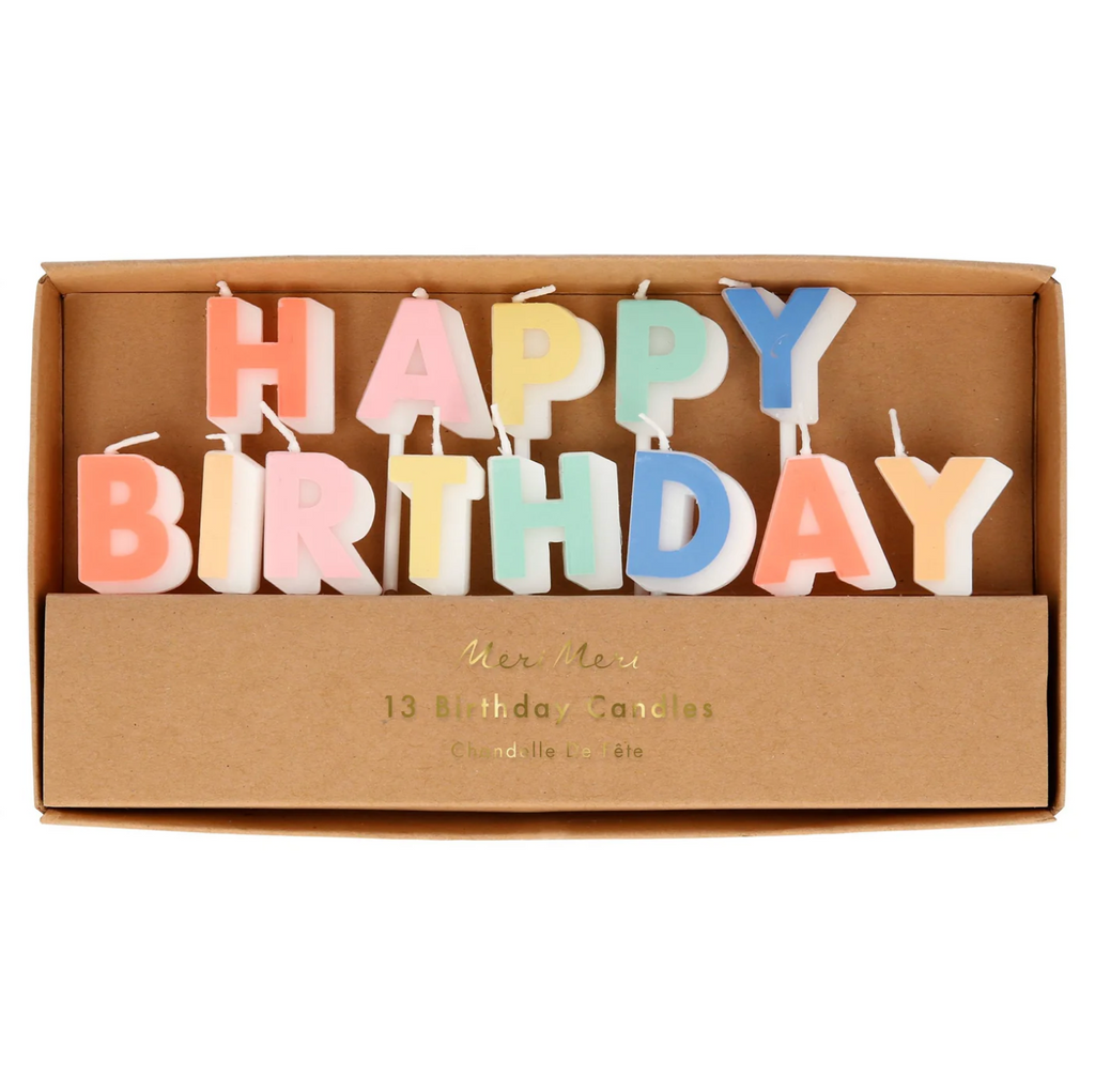 Happy Birthday Candle Set