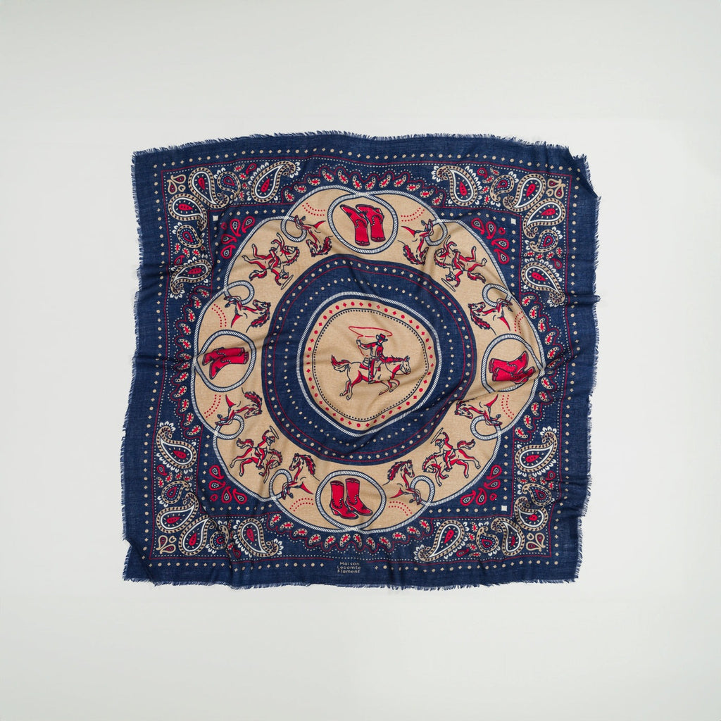 Wool & Cashmere Rodeo Scarf