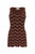 Orel Mini Dress - Brown Ivory Wave Multi Crochet