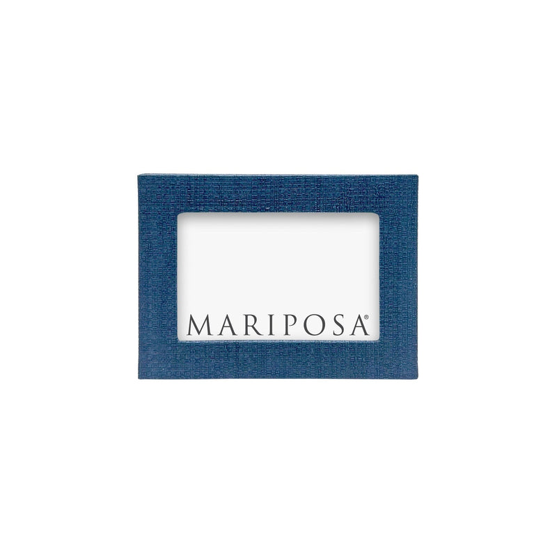 Faux Grasscloth 4x6 Picture Frame