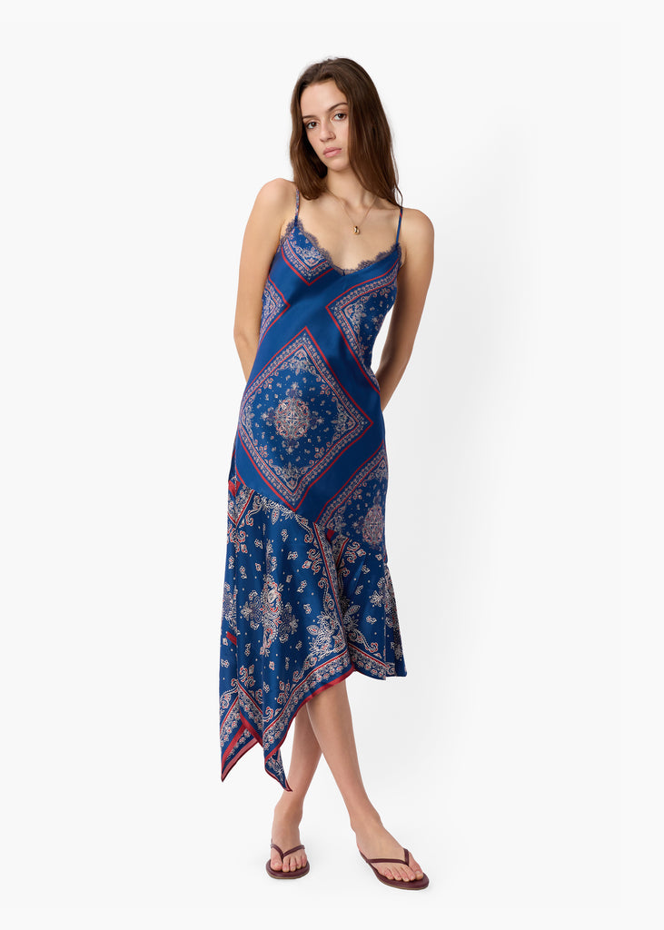 Cami NYC Becky Lace Trim Dress - Mariner's Bandana