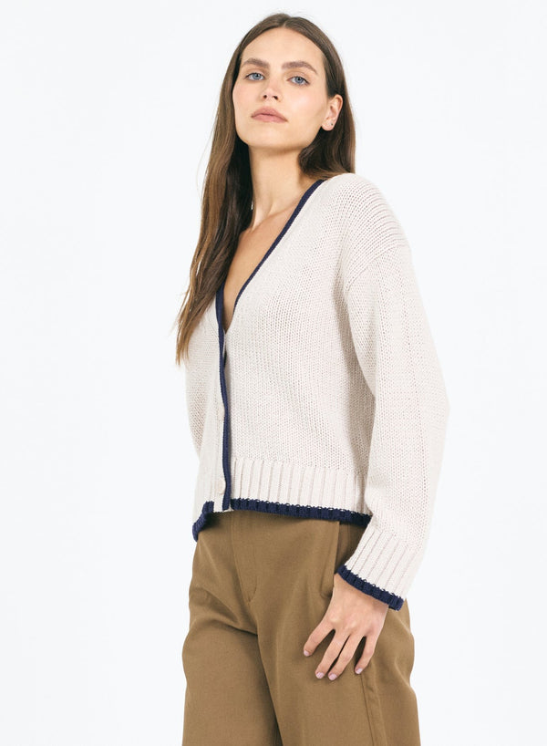 One Grey Day Mallory Cardigan - Canvas