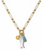 Quartz Tide Fish Charm