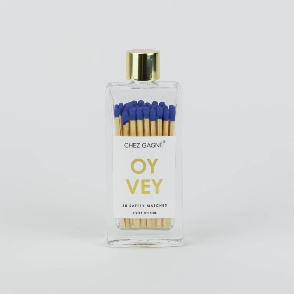 Oy Vey Glass Bottle Matches