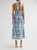 Denise Dress - Palm Paisley Sky