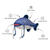 The Reel Deal Fish Floating Dog Toy