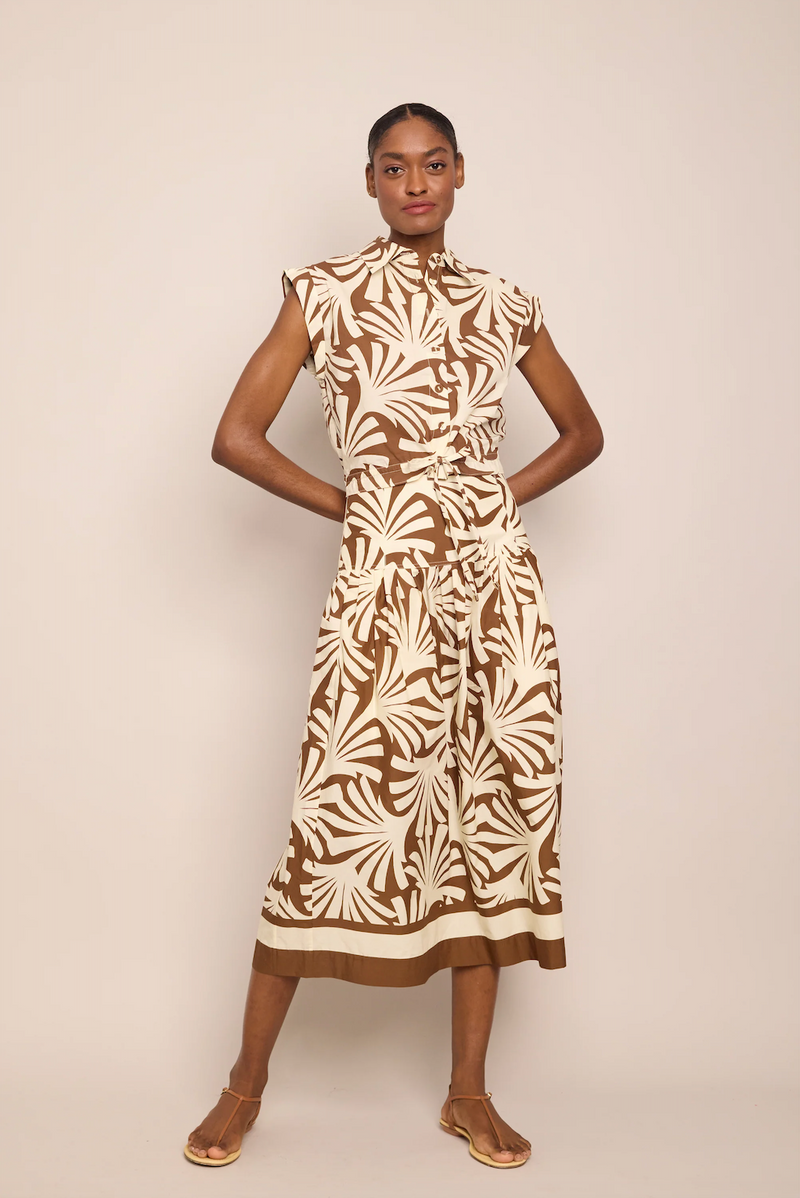 Diya Skirt - Catalina Khaki