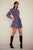 Roma Long Sleeve Dress - Persian Tile Lapis