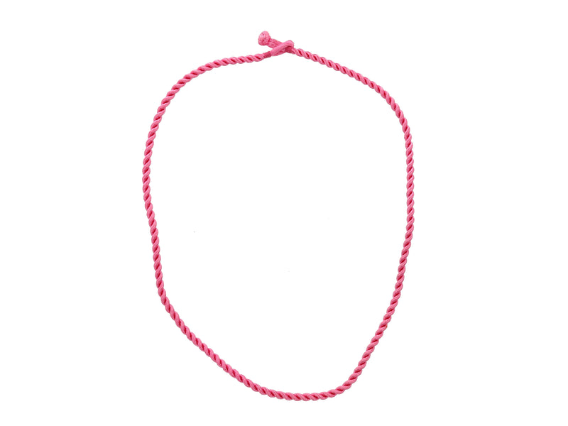 Twisted Nylon Cord Necklace