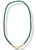 Malachite Beaded Necklace - 16"