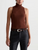 AG Jeans Faey Sleeveless Turtleneck - Chestnut