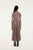 Baby Pink Leopard Pleated Maxi Skirt