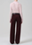 Annina 33" Corduroy Wide Leg - Bordeaux