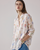 Charlot Printed Cotton Shirt - Raw White & Multicolor