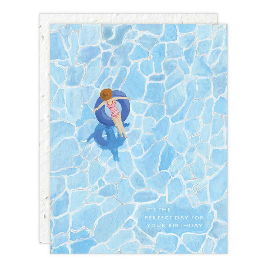 Pool Day Greeting Card