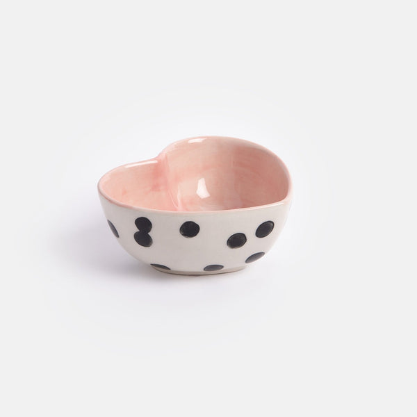 Heart Shape Spot Trinket Bowl