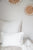 Bright White So Soft Fringe Linen Pillow - 26 x 26