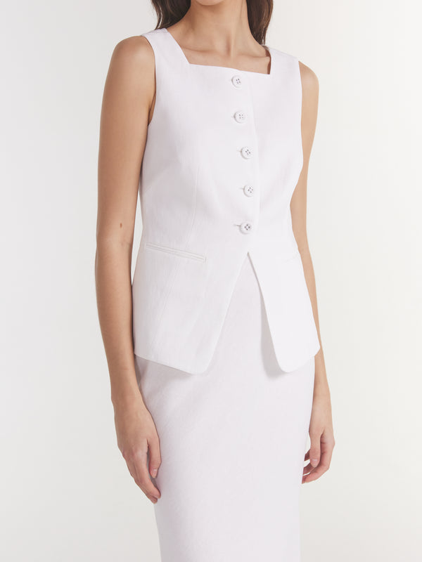 Zuzu Waistcoat - Ivory