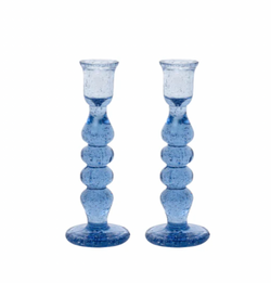 Provence 7" Candlestick Set - Chambray
