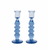 Provence 7" Candlestick Set - Chambray