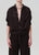 Kayla Linen Shrunken Shirt - Chocolate