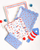 Firecracker Border 11" Square Paper Plates